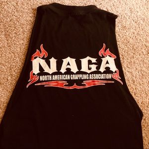 Super Cool Grappling Tee With The Sleeves Cut Off